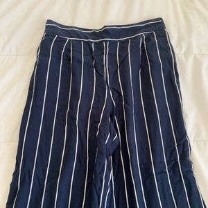 High-Rise Striped Pants